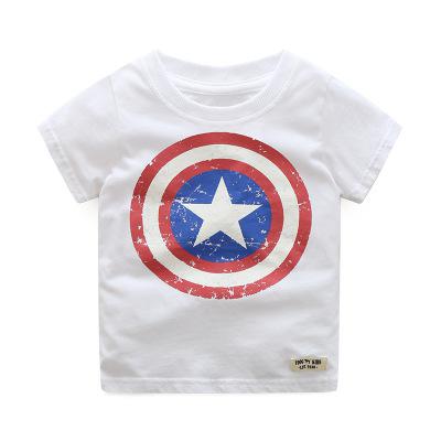 Camiseta Capitão America - Cinza