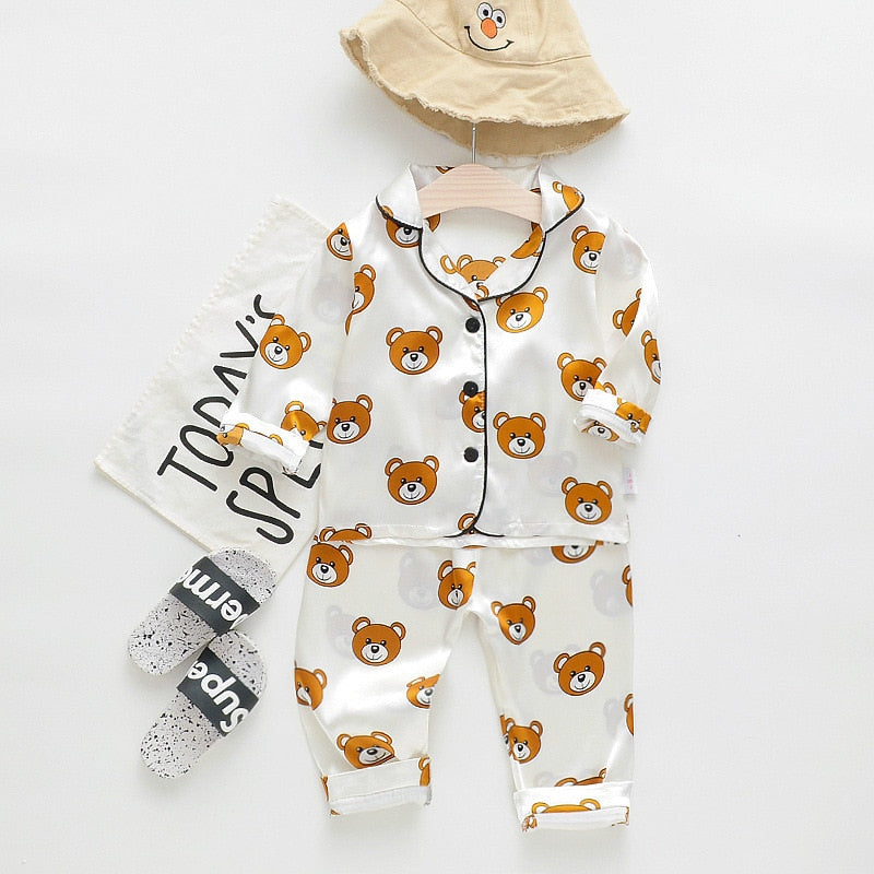 Pijama com Short Luxo - Branco