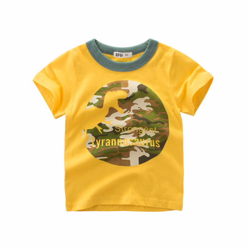 Camiseta Amarela Dino Dash