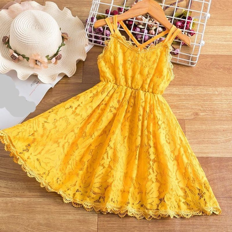 Vestido Cinderela - Amarelo